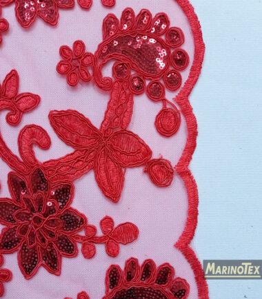 PZ 5102 Pizzi fantasia 20 rosso dettaglio
